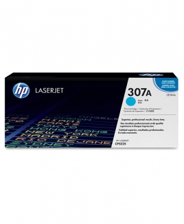 HP 307A LaserJet Toner Cartridge, cyan (CE741A)